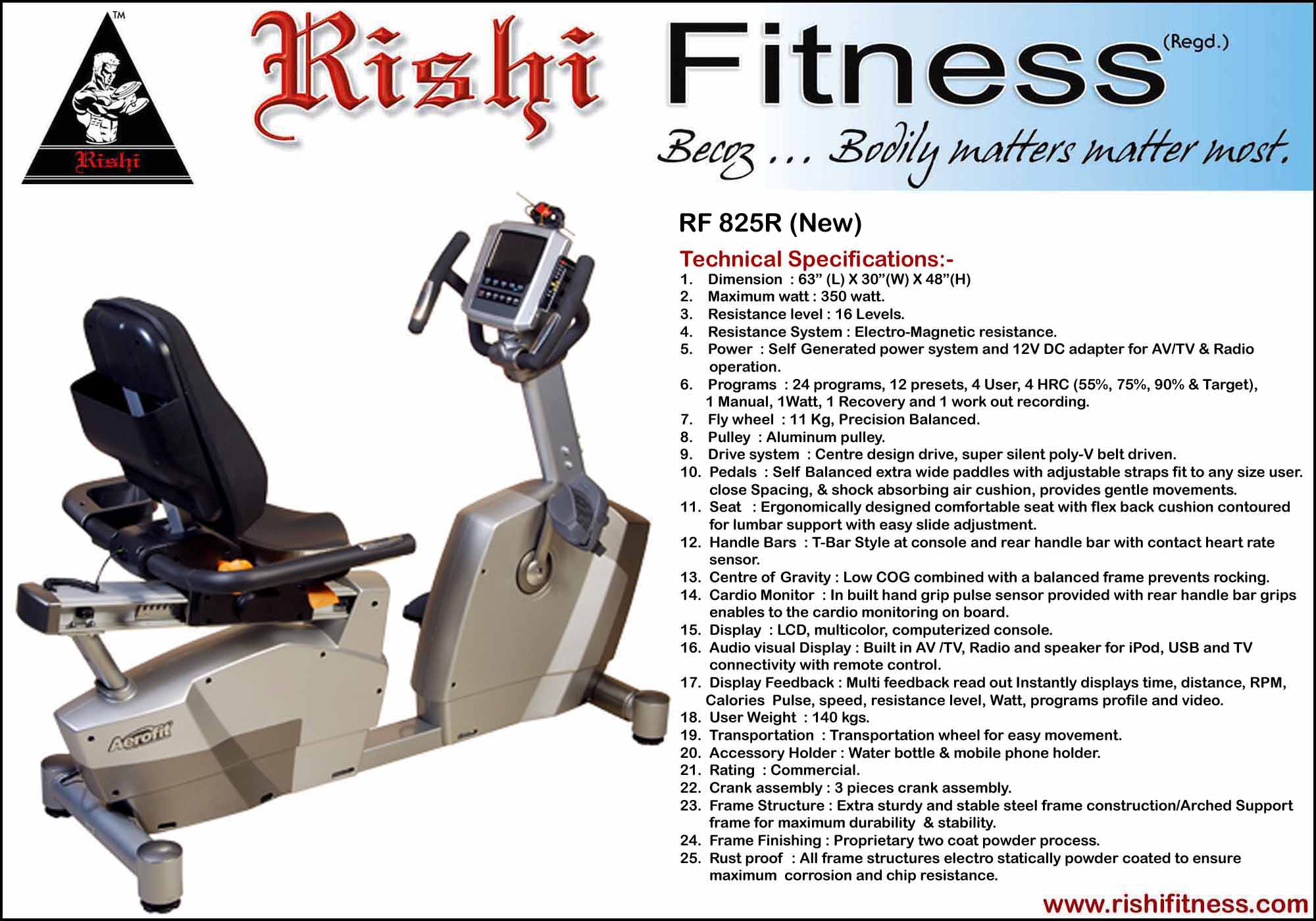 Commercial Recumbent Bike